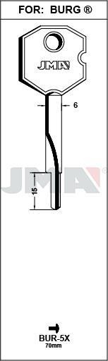 BUR5X JMA CRUCIFORME LLAVE