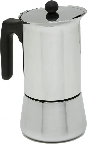 CAFETERA INOX BASIC   4 TAZAS INDUCC.