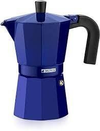 CAFETERA MONIX ALUM COLOR COBALTO 6T.