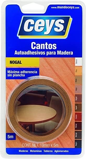 CANTO ADHESIVO 5M.X22MM. NOGAL