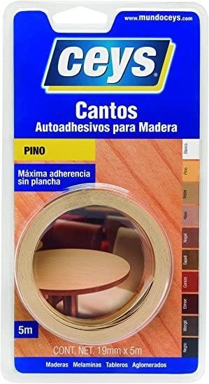 CANTO ADHESIVO 5M.X22MM. PINO