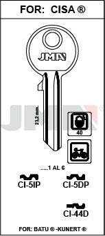 CI5DP JMA B ACERO LLAVE