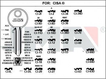 CI8D JMA B ACERO LLAVE