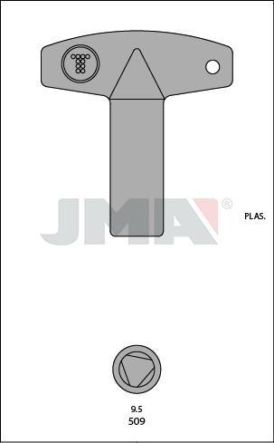 CIERRE 509 JMA LLAVE