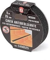 CINTA ANTIDESL TARGET 5MX25MM NEGRA