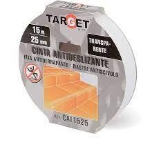 CINTA ANTIDESL TARGET 15MX25MM. TRANSP.