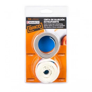 CINTA VELCRO BLANCA 20MM.X1M.