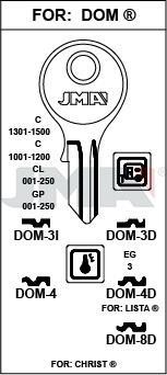 DOM4D JMA B ACERO LLAVE