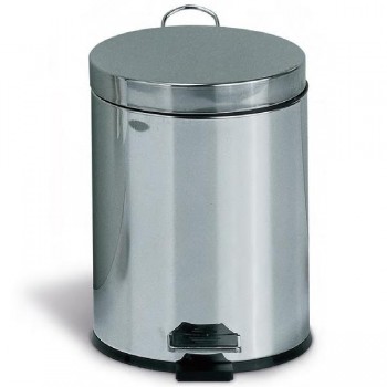 CUBO PEDAL INOX REDONDO WURKO 3 L.