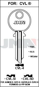 CVL5D JMA A ALUMINIO LLAVE