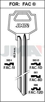 FAC12D JMA A ACERO LLAVE