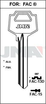 FAC13D JMA A ACERO LLAVE