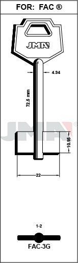 FAC3I JMA A ACERO LLAVE