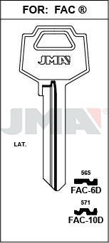FAC6D JMA A ACERO LLAVE