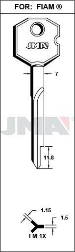 FM1X JMA CRUCIFORME LLAVE