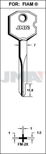 FM2X JMA CRUCIFORME LLAVE