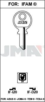 IFI20 JMA B ACERO LLAVE