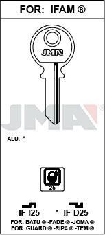 IFI25 JMA B ACERO LLAVE