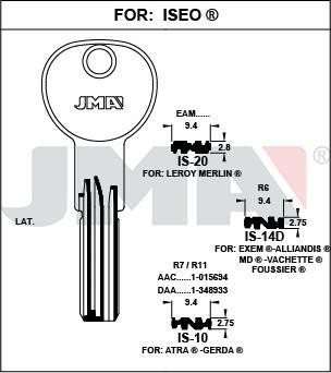 IS10 JMA LATON LLAVE