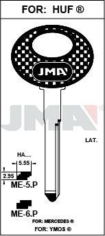 ME5P JMA SEGURIIDAD PLASTICO LLAVE