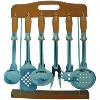 JUEGO COCINA 7P. INOX NOVELDA WURKO