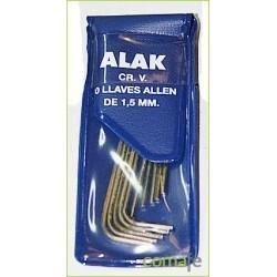 LLAVES ALLEN CR/VA -JUEGO 8 P ALAK