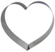 MOLDE CORAZON INOX Nº 8 2619