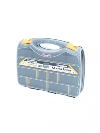 ORGANIZADOR DOBLE 38 CM. GRIS