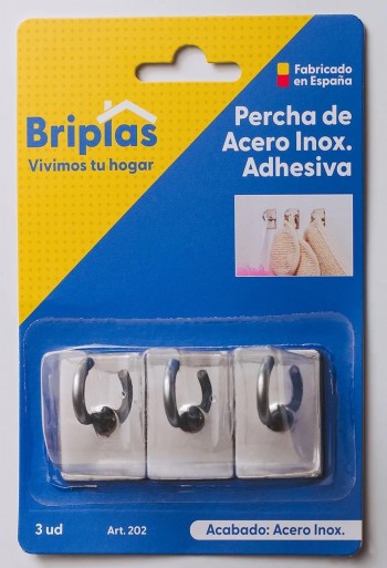 PERCHA HEMBRILLA (BLIST.3U) REF.202