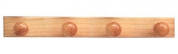 PERCHA MADERA LISA 4 P 4469