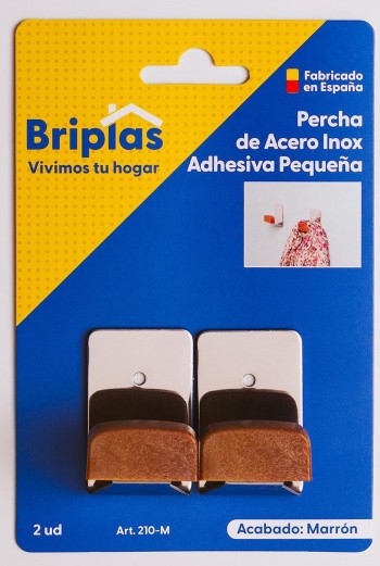 PERCHA MINI BL/2UDES MARRON REF.210