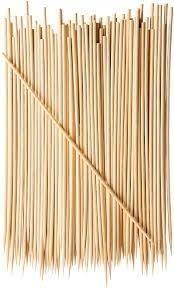 PINCHOS MADERA BAMBU 30CM. 100 udes.