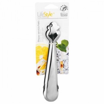 PINZA HIELO CON MUELLE INOX 1300