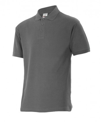 POLO MANGA CORTA GRIS T L