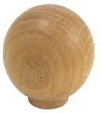 POMO MADERA BOLA ROBLE BARNIZ 30MM.T-592