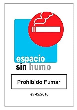 SEÑAL ESPACIO SIN HUMO-PROH. FUMAR 10X15 EXT.