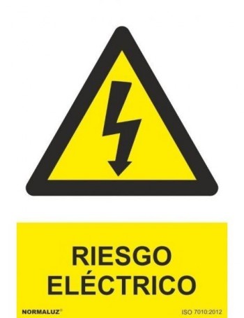 SEÑAL PELIGRO RIESGO ELECTRICO 20.4X29.3