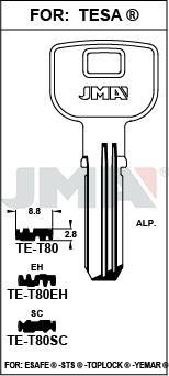 TET80 JMA ALPACA LLAVE