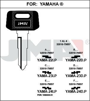 YAMA- 22DP JMA ACERO PLS NEGRO